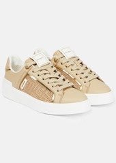 Balmain B Court perforated leather sneakers