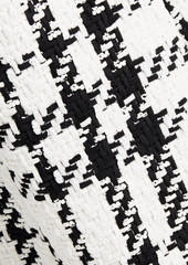 Balmain - Checked cotton-blend tweed flared pants - White - FR 34