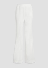 Balmain - Crepe flared pants - White - FR 34