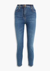 Balmain - High-rise skinny jeans - Blue - FR 36