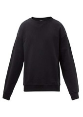 Balmain - Logo-print Cotton-jersey Sweatshirt - Mens - Black