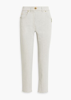 Balmain - Mid-rise straight-leg jeans - Gray - FR 36