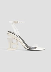 Balmain - Naomi PVC and leather sandals - White - EU 38