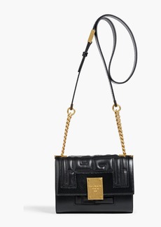 Balmain - Quilted leather cross-body bag - Black - OneSize