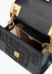 Balmain - Quilted leather cross-body bag - Black - OneSize