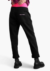 Balmain - Rossignol two-tone cotton-jersey track pants - Black - FR 36