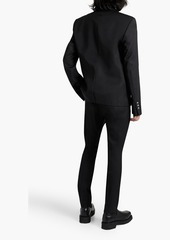 Balmain - Satin-trimmed wool blazer - Black - IT 56