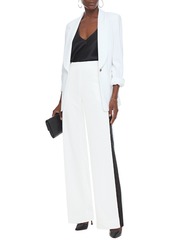 Balmain - Sequined tulle wide-leg pants - White - FR 34