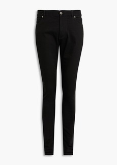 Balmain - Slim-fit embellished denim jeans - Black - 30