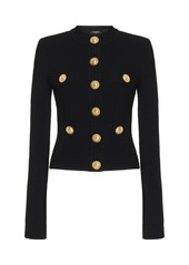 Balmain - Tailored Knit Cardigan - Black - FR 34 - Moda Operandi