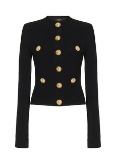 Balmain - Tailored Knit Cardigan - Black - FR 36 - Moda Operandi