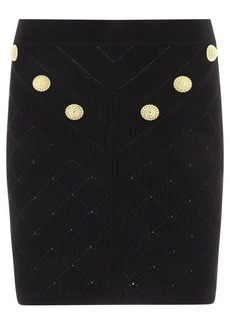 BALMAIN 6-buttons skirt