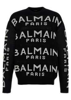 BALMAIN All-over logo sweater