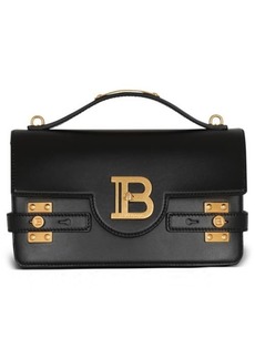Balmain B-Buzz 24 Leather Top Handle Bag