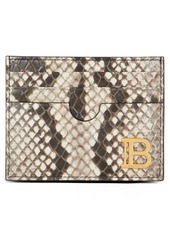 Balmain B-Buzz Calfskin Leather Card Case