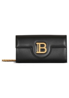 Balmain B-Buzz Calfskin Leather Wallet on a Chain