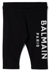 Balmain Baby Black Side Logo Leggings