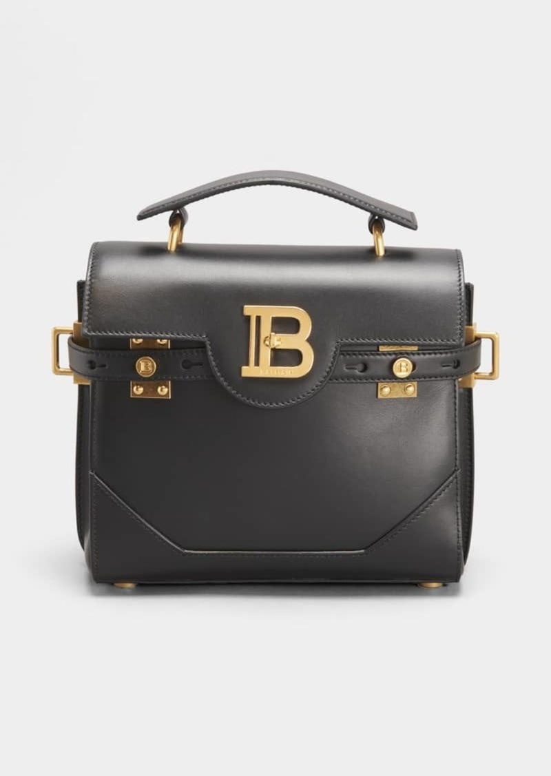 Balmain BBuzz 23 Top-Handle Bag in Leather