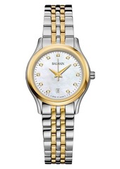 BALMAIN WATCHES Beleganza Diamond Two-Tone Bracelet Watch