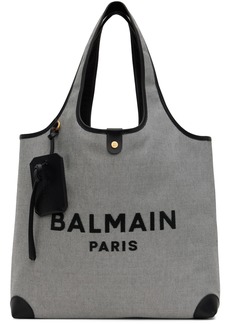 Balmain Black & White B Army Grocery Bag