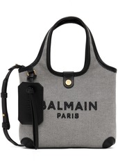 Balmain Black & White B Army Grocery Bag