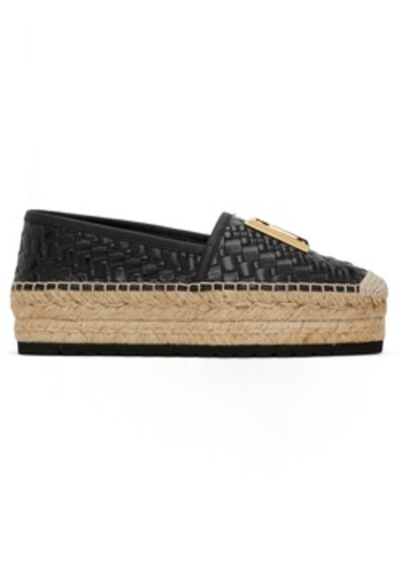 Balmain Black Alex Espadrilles