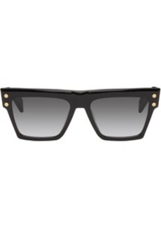Balmain Black B-V Sunglasses
