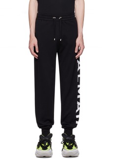 Balmain Black Printed Sweatpants