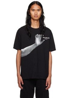 Balmain Black Statue T-Shirt