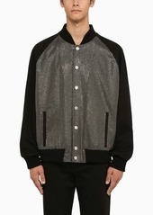 Balmain Black/silver bomber jacket