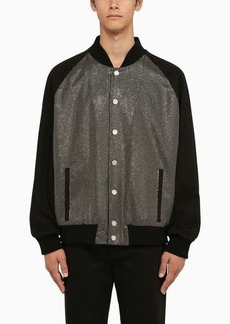 Balmain Black/silver bomber jacket