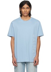 Balmain Blue Embossed T-Shirt