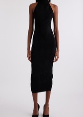 Balmain Diamond Rib Midi Sweater Dress