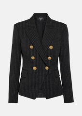 Balmain Chalkstripe wool blazer