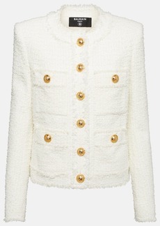 Balmain Embellished tweed jacket