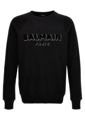 BALMAIN Flocked logo sweatshirt