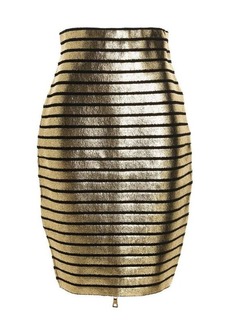 BALMAIN 'Golden Stripe' skirt