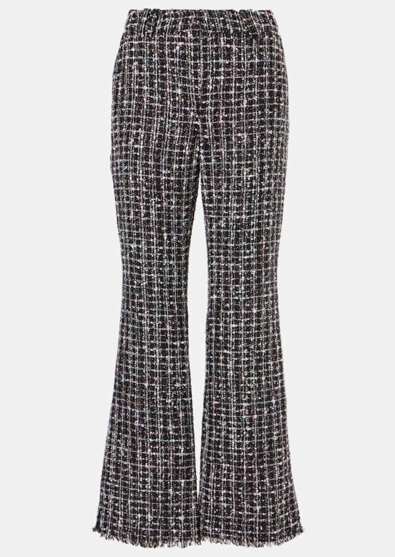 Balmain Tweed flared pants