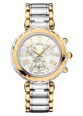 BALMAIN WATCHES Chronograph Two-Tone Bracelet Watch