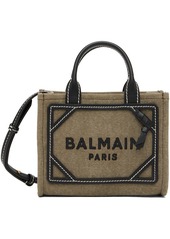 Balmain Khaki Mini B-Army Bag