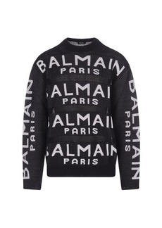 BALMAIN Knitted Pullover With Logo