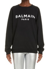 Balmain Logo Graphic Sweatshirt