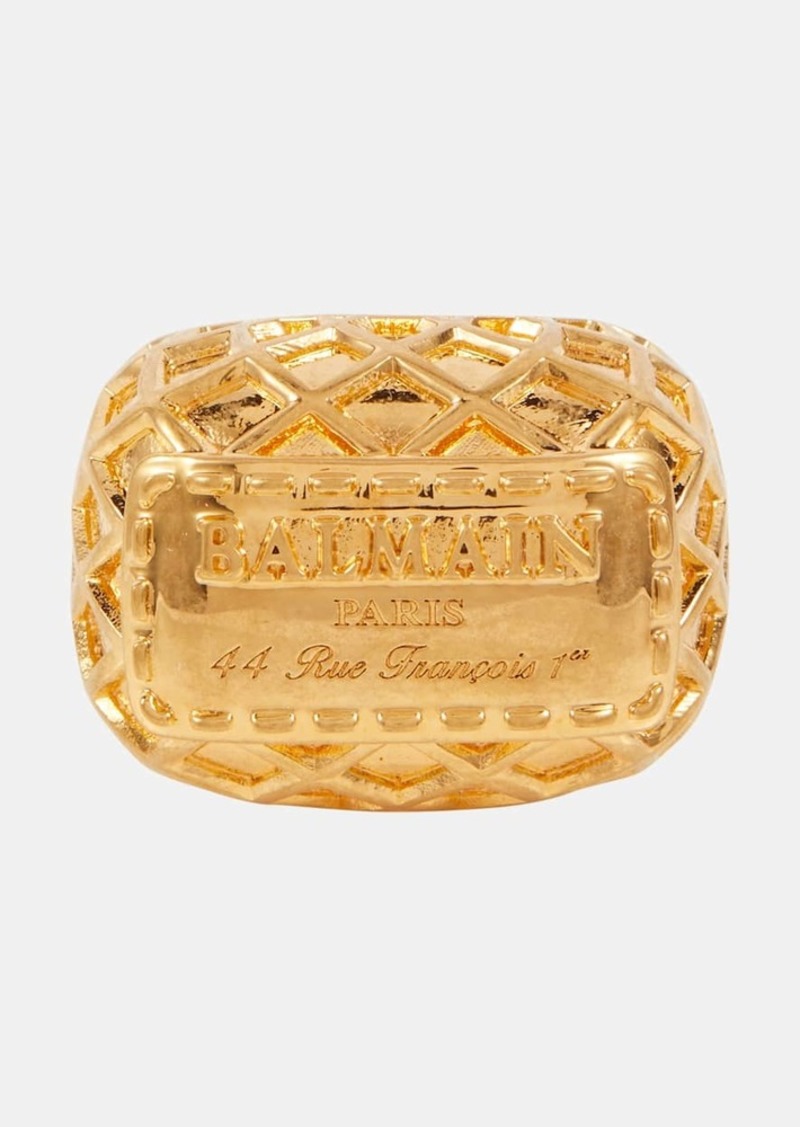 Balmain Logo ring