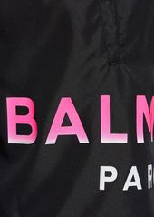 Balmain Logo Tech Swim Shorts