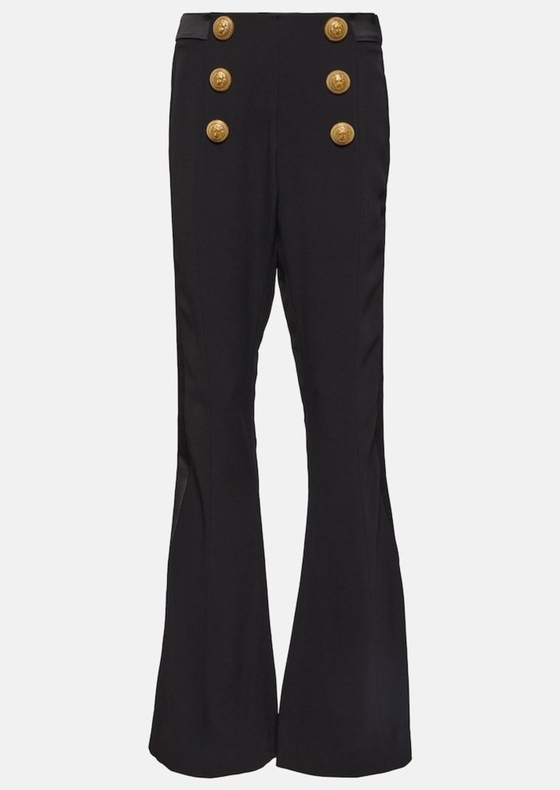 Balmain Low-rise boot-cut pants