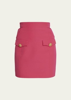 Balmain Mini Skirt with Front Pockets