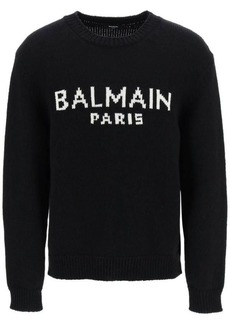 Balmain oversized wool logo sweater