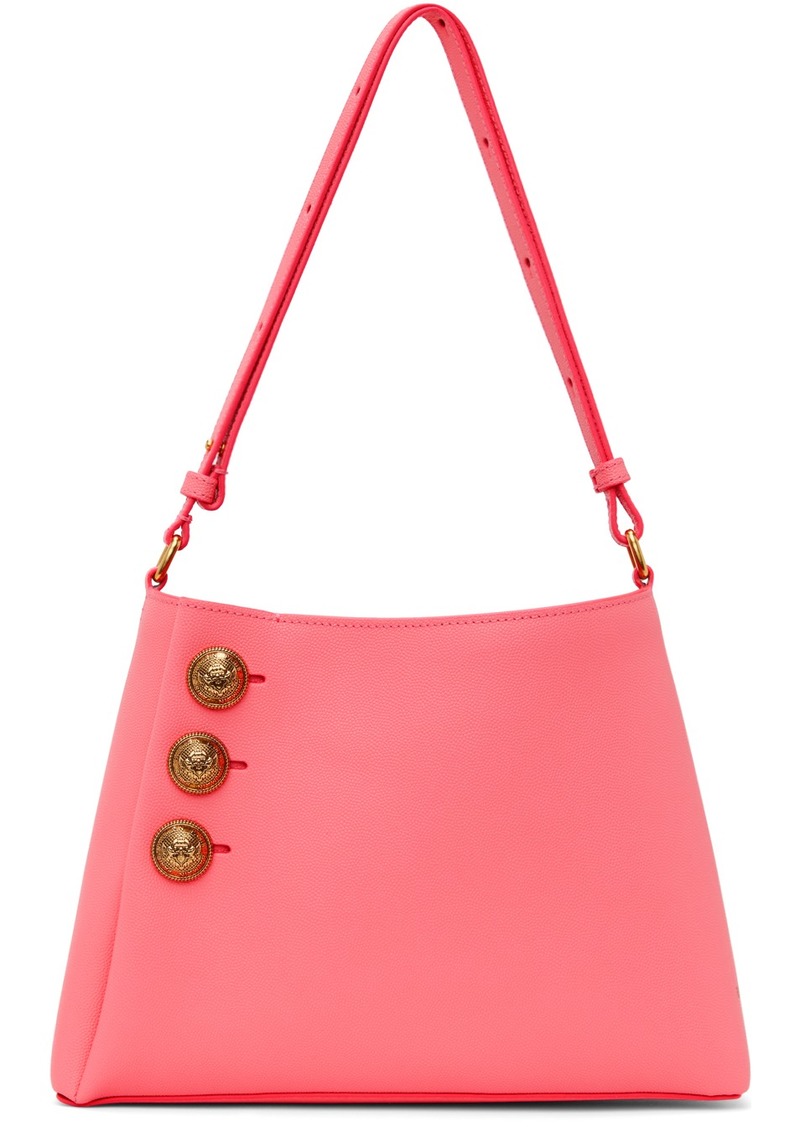 Balmain Pink Embleme Shoulder Bag