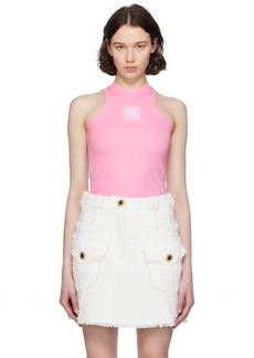 Balmain Pink Retro PB Tank Top