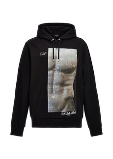 BALMAIN Printed hoodie